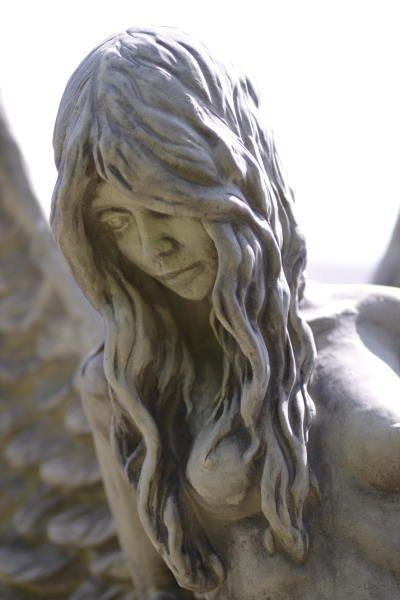 Engelsfigur SHEKINAH Antikstein